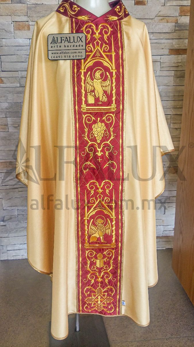 25 CUATRO EVANGELISTAS Dorado Shangtung